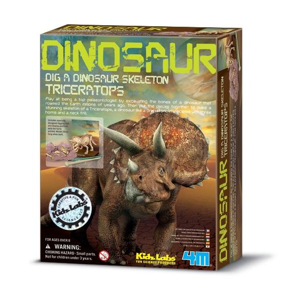 8503228 4M 00-03228 Aktivitetspakke, Triceratops 4M Dinosaur